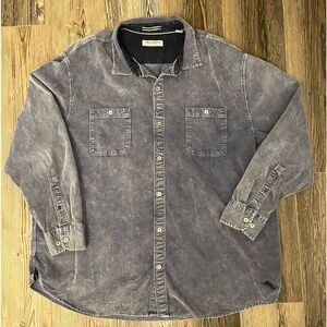 Tommy Bahama Washed Blue Casual Button Down Shirt